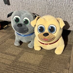 Puppy Dog Pals Disney Bingo & Rolly plush set